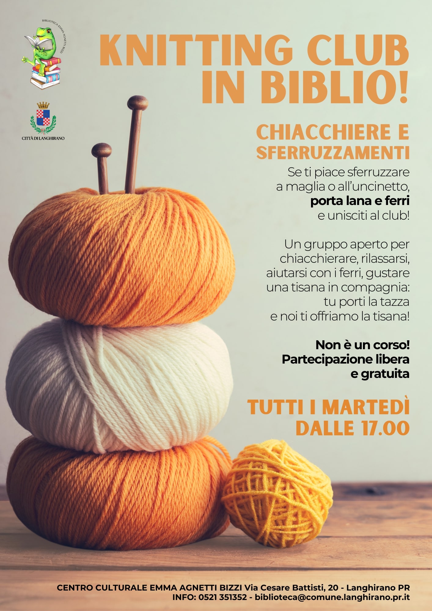 KNITTING CLUB a Langhirano