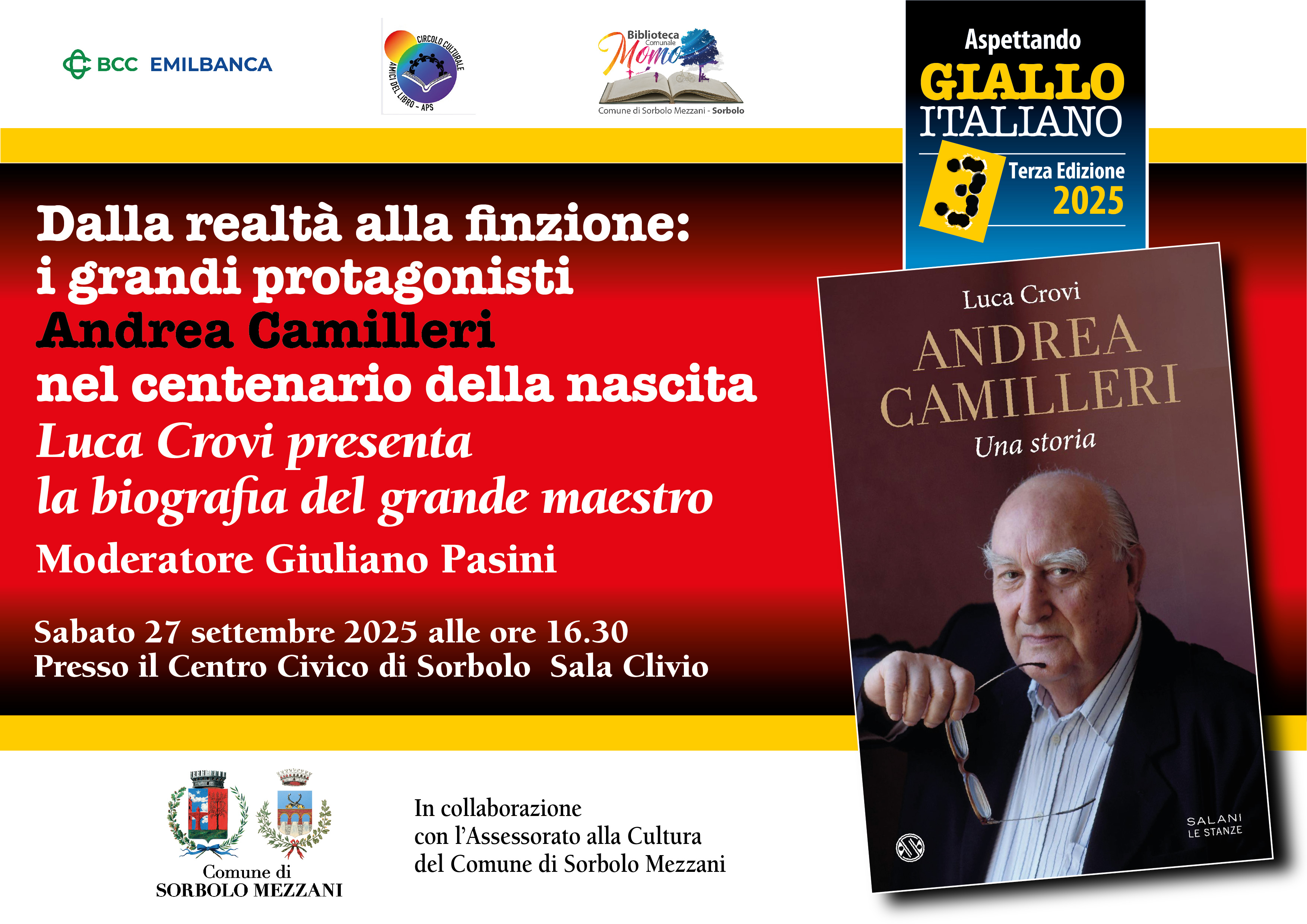 Smisurato, prorompente e ironico Camilleri: Luca Crovi racconta la storia di un grande maestro